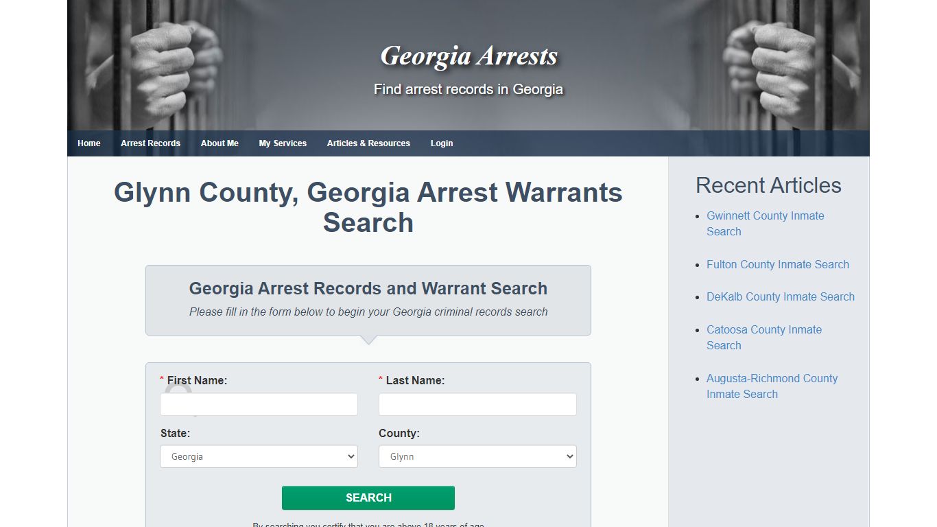 Glynn County, Georgia Arrest Warrants Search - Georgia Arrests