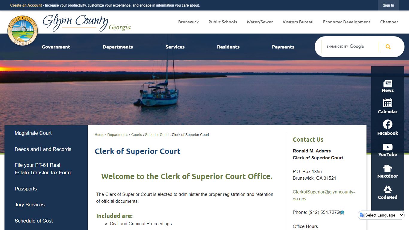 Clerk of Superior Court | Glynn County, GA - Official Website
